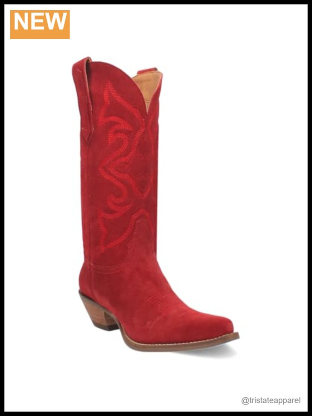 Dingo Out West Women's Mid-Calf Western Boots Pull-On Suede